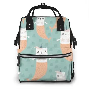 Magic Cat Mermaid With Horn Baby Nappy Changing Diaper Mummy Bag Maternity Backpack Bags Stroller Baby Care Waterproof Backpack
Magic Cat Mermaid With Horn Baby Nappy Changing Diaper Mummy Bag Maternity Backpack Bags Stroller Baby Care Waterproof Backpack