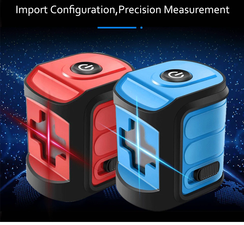 Laser Level Self-Leveling Horizontal and Vertical Cross Line Red Blue beam Portable Mini Level Meter Alarm Construction Tools
Laser Level Self-Leveling Horizontal and Vertical Cross Line Red Blue beam Portable Mini Level Meter Alarm Construction Tools