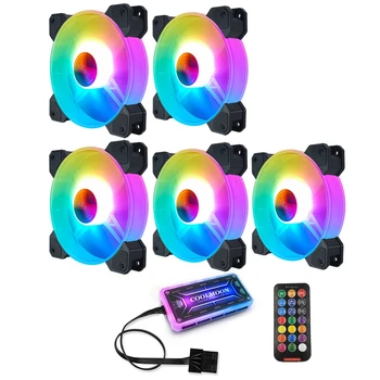 COOLMOON F-YH Computer Case PC Cooling Fan RGB Adjust 120mm Quiet + IR Remote New Computer Cooler RGB CPU Case Fan
COOLMOON F-YH Computer Case PC Cooling Fan RGB Adjust 120mm Quiet + IR Remote New Computer Cooler RGB CPU Case Fan
