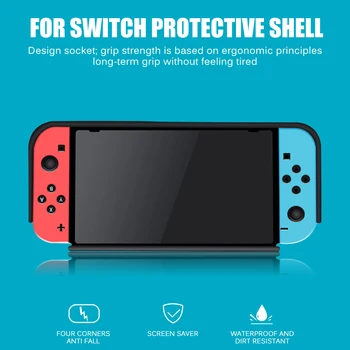 Foldable Protective Case Cover with Desktop Holder + Gamepad Protective Dustproof Decor Strap For Nintendo Switch
Foldable Protective Case Cover with Desktop Holder + Gamepad Protective Dustproof Decor Strap For Nintendo Switch