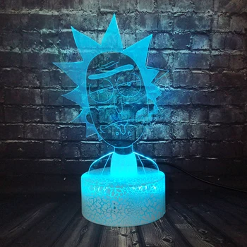 Rick And Morty Lamp Humor Scientist Rick Sanchez American Comic LED 3d Visual 7Color Change Sensor Holiday Thanksgiving Day Gift
Rick And Morty Lamp Humor Scientist Rick Sanchez American Comic LED 3d Visual 7Color Change Sensor Holiday Thanksgiving Day Gift
