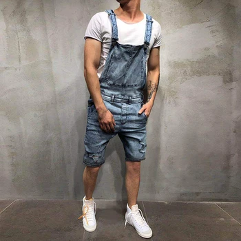 MJARTORIA Summer Men's Denim Short Overalls Jeans Ripped Street Style Casual New Workout Button Jumpsuit Holed Trousers Jeans
MJARTORIA Summer Men's Denim Short Overalls Jeans Ripped Street Style Casual New Workout Button Jumpsuit Holed Trousers Jeans