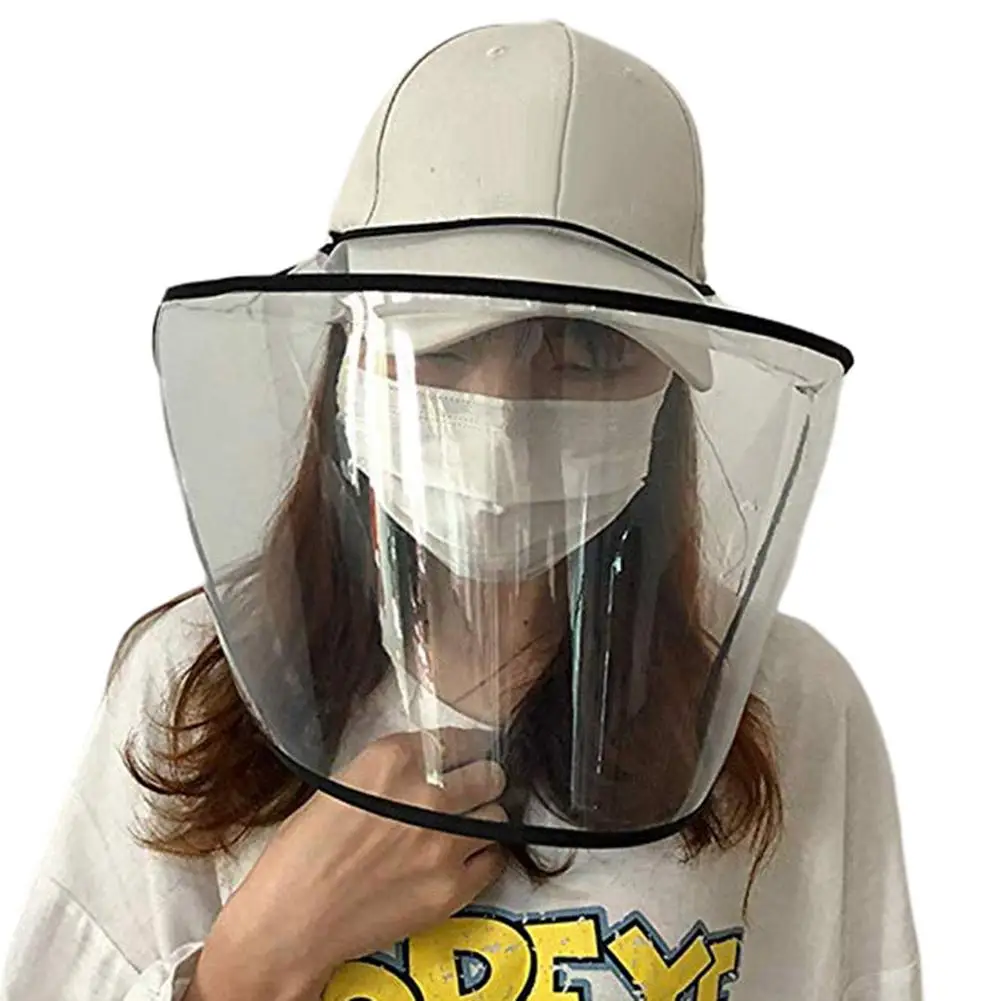 Anti-saliva Dustproof Face Cover Mask Baseball Cap Detachable Protective Hat Full Face Protective Mask Unisex Men/Women Safety H
Anti-saliva Dustproof Face Cover Mask Baseball Cap Detachable Protective Hat Full Face Protective Mask Unisex Men/Women Safety H
