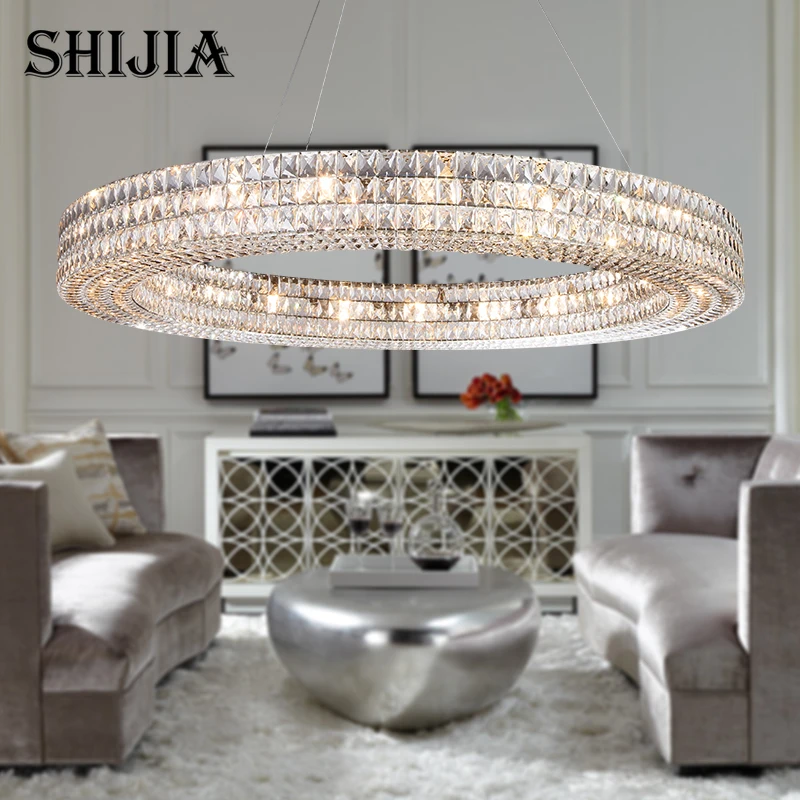 Decorative Art and Simple Circular Crystal Line Chandelier for Bedroom Living Room
Decorative Art and Simple Circular Crystal Line Chandelier for Bedroom Living Room