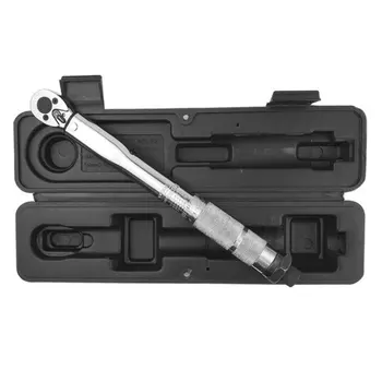 Adjustable Torque Wrench 5-25Nm 1/4" Square Drive Click Hand Ratchet Tool Repair Tools kit Set Spanner Hand Tool Set
Adjustable Torque Wrench 5-25Nm 1/4" Square Drive Click Hand Ratchet Tool Repair Tools kit Set Spanner Hand Tool Set
