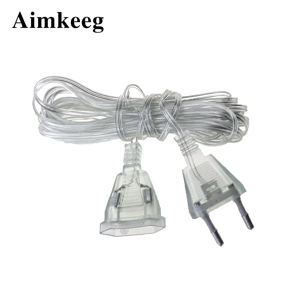 AC power connector extension cable 220V EU 110V US plug extension cable for low power string curtain Christmas interior lighting
AC power connector extension cable 220V EU 110V US plug extension cable for low power string curtain Christmas interior lighting