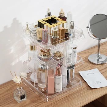 Multi-Function Large Square Capacity Makeup Organizer 360 Degree Rotation 7 Layers Storage Different Kinds of Cosmetics 
Multi-Function Large Square Capacity Makeup Organizer 360 Degree Rotation 7 Layers Storage Different Kinds of Cosmetics