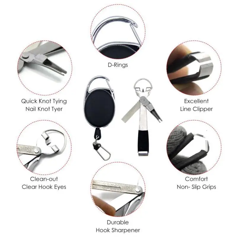 4in1 Knot Fly Quick Tie Fast Fishing Nipper Line Cutter Clippers Nail Tying Tool Best Sale
4in1 Knot Fly Quick Tie Fast Fishing Nipper Line Cutter Clippers Nail Tying Tool Best Sale