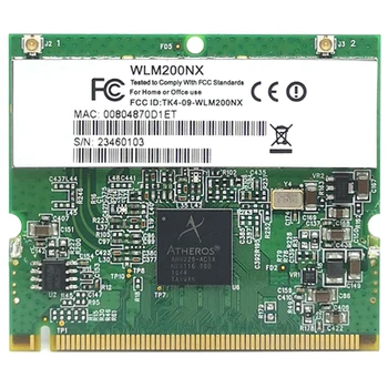 Wireless Network Card Atheros AR9220 Compex WLM200NX 802.11A/B/G/N Dual Band 2.4/5GHz 300Mbps WiFi Wireless Card
Wireless Network Card Atheros AR9220 Compex WLM200NX 802.11A/B/G/N Dual Band 2.4/5GHz 300Mbps WiFi Wireless Card