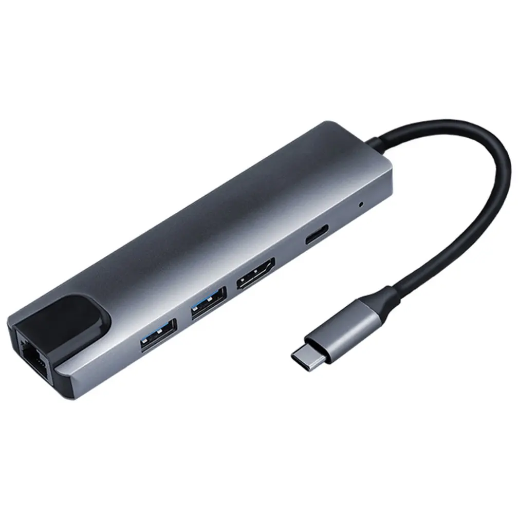 Type-C Docking Station Type-C To Hdmi/Vga Type-C Hub Reader + Network Card Professional Multi-Functional Conversion
Type-C Docking Station Type-C To Hdmi/Vga Type-C Hub Reader + Network Card Professional Multi-Functional Conversion