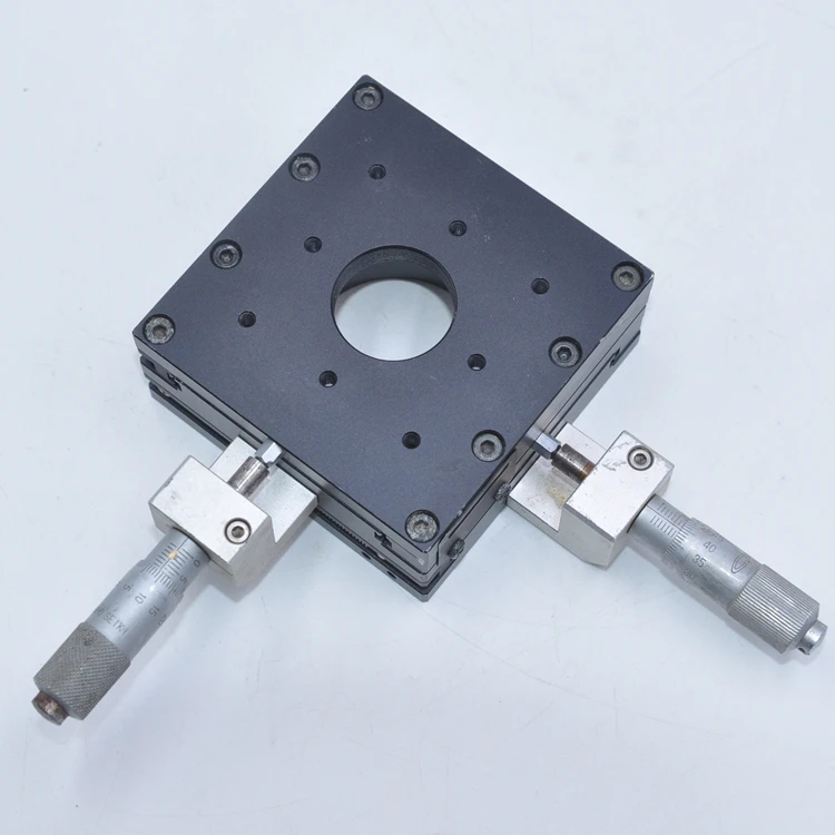 XY axis 90 * 90mm CHUO LD-921-C1 manual high precision displacement platform optical fine adjustment platform
XY axis 90 * 90mm CHUO LD-921-C1 manual high precision displacement platform optical fine adjustment platform