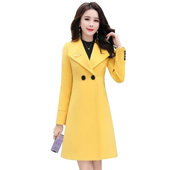 Fashion Autumn Winter Woolen Coat Women 2020 New High quality Plus size Slim Warm Overcoat Long Wool Jacket Women Coat Tide 4XL
Fashion Autumn Winter Woolen Coat Women 2020 New High quality Plus size Slim Warm Overcoat Long Wool Jacket Women Coat Tide 4XL