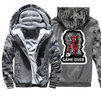 Game Of Thrones Funny Deadpool Print Camouflage Hoodies Men Jacket Hip Hop Men's Sweatshirt Casual Male Streetwear Thick Coat
Game Of Thrones Funny Deadpool Print Camouflage Hoodies Men Jacket Hip Hop Men's Sweatshirt Casual Male Streetwear Thick Coat