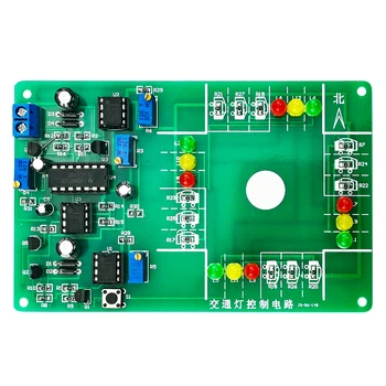 Traffic light control circuit kit electronic circuit installation and adjustment and application skills competition digital
Traffic light control circuit kit electronic circuit installation and adjustment and application skills competition digital