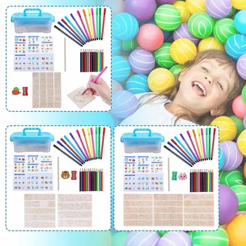 138pcs board School Paint Tools Educational Coloring Book Paint Learning Coloring Board Drawing board Wooden Drawing Toys + Box
138pcs board School Paint Tools Educational Coloring Book Paint Learning Coloring Board Drawing board Wooden Drawing Toys + Box