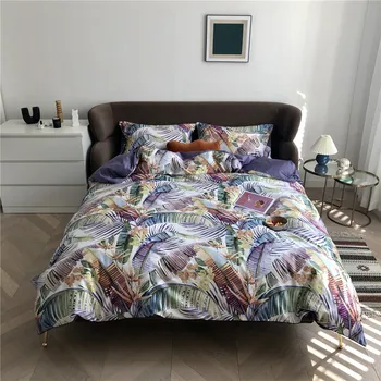 Queen King Size Bedding Set 4 Piece Quilt Covers Sets Egyptian Cotton Bed Linen Copripiumino Matrimoniale Leaves Funda Nordica
Queen King Size Bedding Set 4 Piece Quilt Covers Sets Egyptian Cotton Bed Linen Copripiumino Matrimoniale Leaves Funda Nordica