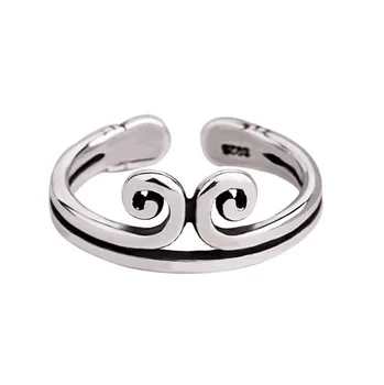 Bijoux Fashion Real 925 Sterling Silver Crown Rings for Women Boho Adjustable Antique Rings Anillos 
Bijoux Fashion Real 925 Sterling Silver Crown Rings for Women Boho Adjustable Antique Rings Anillos