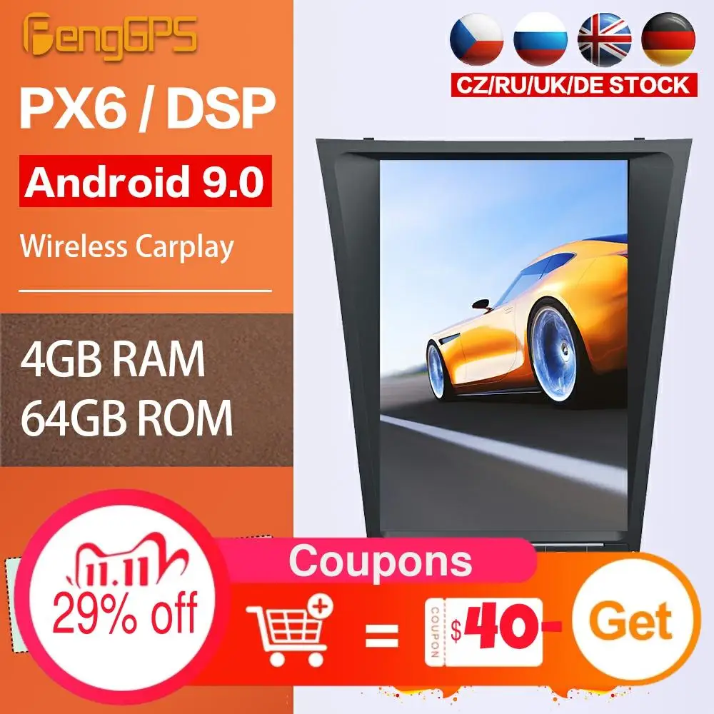 DVD-плеер для Lexus GS300 GS460 GS450 GS350 Android Setreo радио Multimeida GPS-навигация головное устройство с сенсорным экраном Bluetooth 5,0
DVD-плеер для Lexus GS300 GS460 GS450 GS350 Android Setreo радио Multimeida GPS-навигация головное устройство с сенсорным экраном Bluetooth 5,0