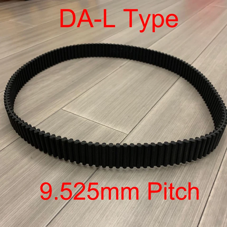 

D-525L D-540L D-570L 280 288 304 T Double Side Tooth 12.7mm 20mm 25mm 38mm Width 9.525mm Pitch Cogged Synchronous Timing Belt