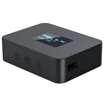 5.0 Bluetooth Adapter Support APTX/APTXLL 3.5mm Aux Jack SPDIF with LCD Sn Display Wireless Music o Transmitter
5.0 Bluetooth Adapter Support APTX/APTXLL 3.5mm Aux Jack SPDIF with LCD Sn Display Wireless Music o Transmitter