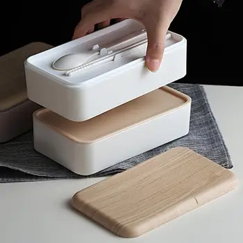School Office Double-layer Lunch Box Microwave Dinnerware Salad Bento Case Food Storage Container
School Office Double-layer Lunch Box Microwave Dinnerware Salad Bento Case Food Storage Container