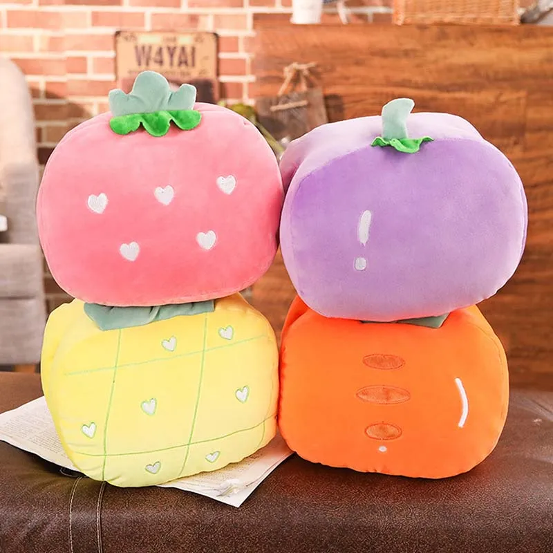 cartoon fruit vegetable pillow Hand winter Warming Sleeve strawberry pineapple carrot eggplant shape plush soft pillow cushion
cartoon fruit vegetable pillow Hand winter Warming Sleeve strawberry pineapple carrot eggplant shape plush soft pillow cushion