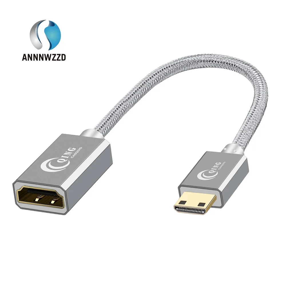 Mini HDMI Adapter Mini HDMI to HDMI Cable Converter Support 3D 4K Vision Transfer Compatible with Fusion5 Nikon Canon Fuji
Mini HDMI Adapter Mini HDMI to HDMI Cable Converter Support 3D 4K Vision Transfer Compatible with Fusion5 Nikon Canon Fuji
