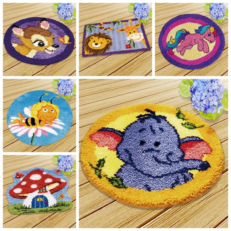 High Quality Cartoon Knooppakket Smyrna Latch Hook Kits Button Animals Cushion Needlework Mats Klink Haak Kussen Bloem Gifts DIY
High Quality Cartoon Knooppakket Smyrna Latch Hook Kits Button Animals Cushion Needlework Mats Klink Haak Kussen Bloem Gifts DIY