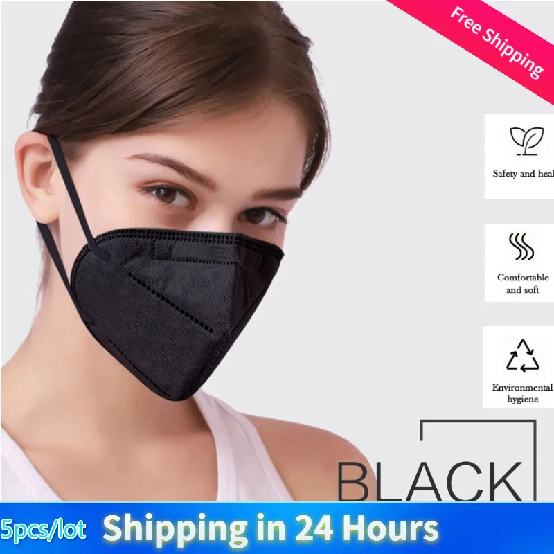 5 Pc Black Breathable Cycling Mask KN95 Face Mask Anti PM2.5 Protective Mask Anti-Fog Dust-proof Mouth Mask Fast Shipping
5 Pc Black Breathable Cycling Mask KN95 Face Mask Anti PM2.5 Protective Mask Anti-Fog Dust-proof Mouth Mask Fast Shipping