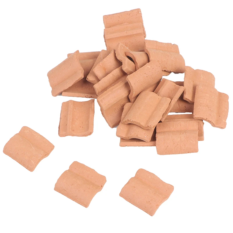 25pcs Silica Gel Mould For Roof Tile Turning Scenario Sand Table Diy Material House Mold Building Scene Model Miniature | Игрушки и