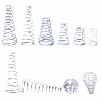 5Pcs Tower Springs Conical Cone Compression Spring 304 Stainless Steel Taper Pressure Spring Wire Diameter 0.4-0.8mm
5Pcs Tower Springs Conical Cone Compression Spring 304 Stainless Steel Taper Pressure Spring Wire Diameter 0.4-0.8mm
