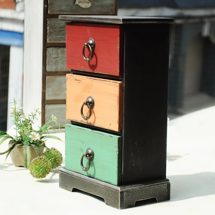 3 Grids Vintage Distressed Wooden Storage Box with Pull Ring Drawer Creative Home Decoration Groceries Jewelry Box Gifts
3 Grids Vintage Distressed Wooden Storage Box with Pull Ring Drawer Creative Home Decoration Groceries Jewelry Box Gifts