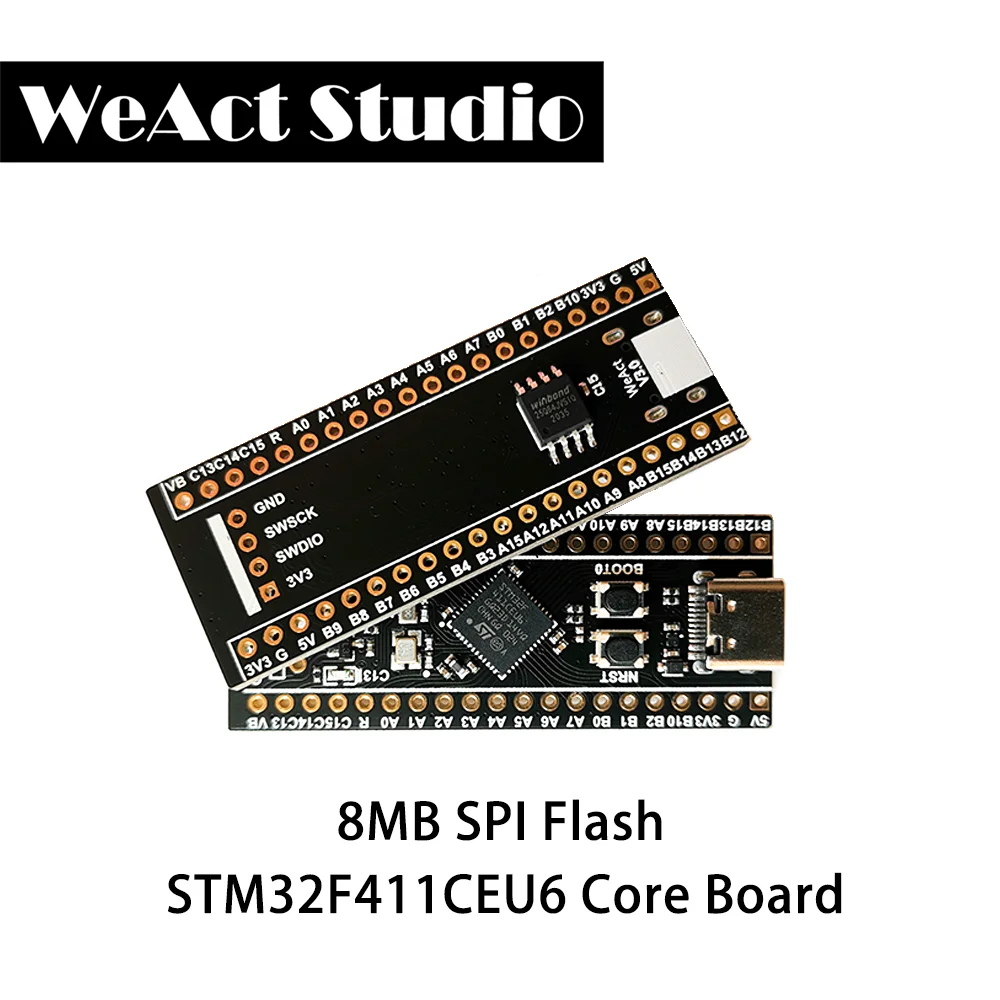 WeAct STM32F411CEU6 STM32F411 STM32F4 V3.0 макетная плата Micropython PYBoard BlackPill CircuitPython