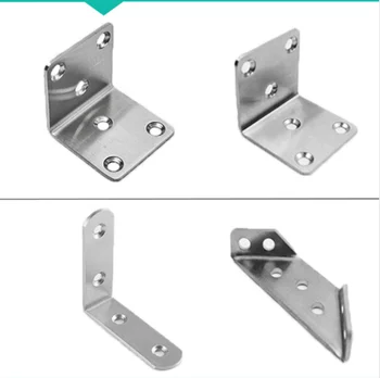 Thickened triangle stainless steel corner code plus fixed block triangle bracket shelf support table and chair connector
Thickened triangle stainless steel corner code plus fixed block triangle bracket shelf support table and chair connector