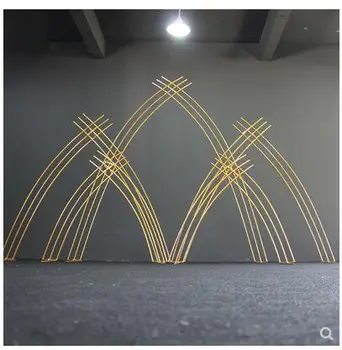 European wedding decoration props iron arch wedding props background decoration ornaments arch line stage guide
European wedding decoration props iron arch wedding props background decoration ornaments arch line stage guide