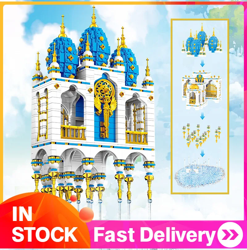 In Stock QL0959 ZHEGAO Advanced Model Street View Series 2660pcs Sky Castle Building Blocks Moc Bricks Kids Toys
In Stock QL0959 ZHEGAO Advanced Model Street View Series 2660pcs Sky Castle Building Blocks Moc Bricks Kids Toys