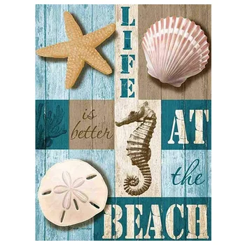 Diy Diamond Painting, Shell Beach Rhinestone Embroidery Cross-Stitch Art Crafts, Home Wall Decoration
Diy Diamond Painting, Shell Beach Rhinestone Embroidery Cross-Stitch Art Crafts, Home Wall Decoration