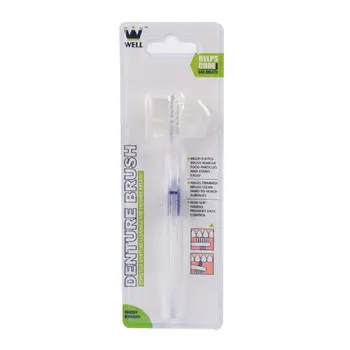 1Pc Double Sided Denture Dedicated Brush Ultra Soft Bristle Head False Teeth Toothbrush Oral Hygiene Care With Anti Slip Handle
1Pc Double Sided Denture Dedicated Brush Ultra Soft Bristle Head False Teeth Toothbrush Oral Hygiene Care With Anti Slip Handle