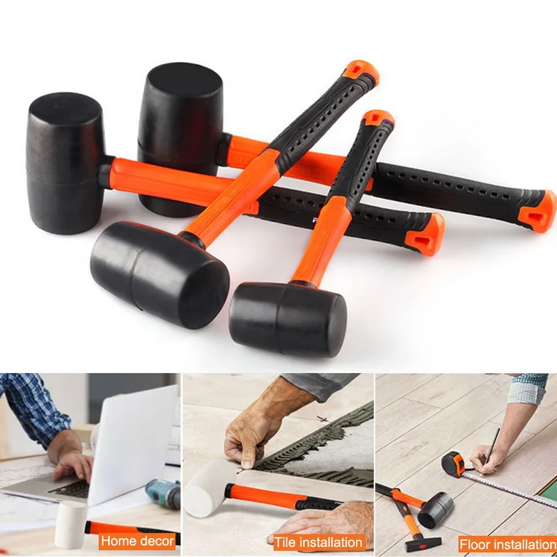 Manual Soft Rubber Effect Mallet Hammer Ergonomics Non Slip Plastic Grip Installing Tool For Floor DIY Hammer Tool25
Manual Soft Rubber Effect Mallet Hammer Ergonomics Non Slip Plastic Grip Installing Tool For Floor DIY Hammer Tool25