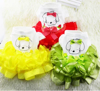 Spring and Summer New Dog Dress Cat Pet Fluffy Fruit Skirt Cat Size Dog Dress Supplies Clothing
Spring and Summer New Dog Dress Cat Pet Fluffy Fruit Skirt Cat Size Dog Dress Supplies Clothing