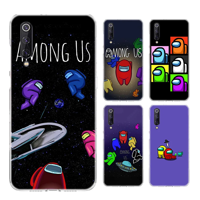 

Hot Game Among us Funny Silicone Shell Case For Xiaomi Note 10 9 8 lite A3 5X 6X CC9 CC9E 9SE 8SE 9T F1 Bags Cover