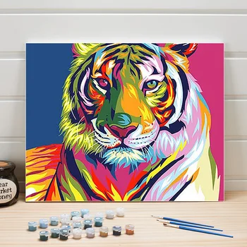 Paint Oil Painting By Number Animal Tiger Abstract DIY Acrylic Coloring Art On Canvas Wall Picture For Living Room Adult Drawing
Paint Oil Painting By Number Animal Tiger Abstract DIY Acrylic Coloring Art On Canvas Wall Picture For Living Room Adult Drawing