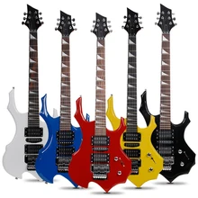 Factory Wholesale Price Flame Shape 24 Frets Electric Guitar Guitarra Electrica Stringed Instruments 
Factory Wholesale Price Flame Shape 24 Frets Electric Guitar Guitarra Electrica Stringed Instruments