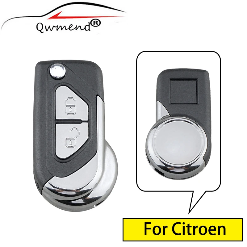 QWMEND Flip Remote Key Fob Case Shell For Citroen DS3 2009-2015 for Puegeot Smart Car Key Shell VA2 Blade Housing Cover CE0536
QWMEND Flip Remote Key Fob Case Shell For Citroen DS3 2009-2015 for Puegeot Smart Car Key Shell VA2 Blade Housing Cover CE0536