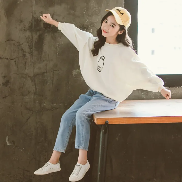 2019 New Style Girls Clothes Big Boy Beer Printed Shirt Jeans Set Korean-style Western Style Two-Piece Set Fashion
2019 New Style Girls Clothes Big Boy Beer Printed Shirt Jeans Set Korean-style Western Style Two-Piece Set Fashion