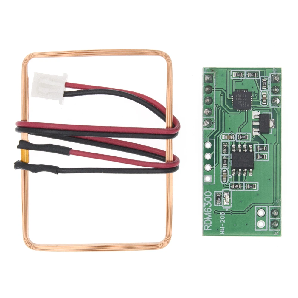 10 шт./лот 125 кГц RFID считыватель Модуль RDM6300 UART Выход Система контроля доступа