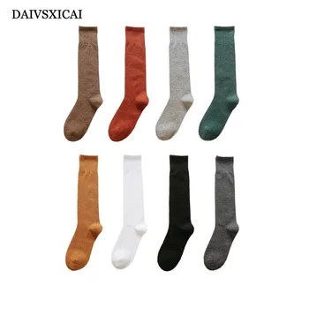 2Pairs/lot=4Pieces Autumn Winter Solid Color Long Tube Female Fashion Socks College Wind Simple Woman Casual Socks
2Pairs/lot=4Pieces Autumn Winter Solid Color Long Tube Female Fashion Socks College Wind Simple Woman Casual Socks