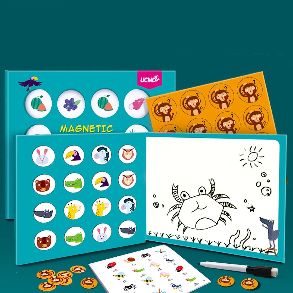 Montessori Early Educational Puzzles Toy For kid Children Intelligence Learning 512pcs Cartoon graphics Magnetic Memory Training
Montessori Early Educational Puzzles Toy For kid Children Intelligence Learning 512pcs Cartoon graphics Magnetic Memory Training