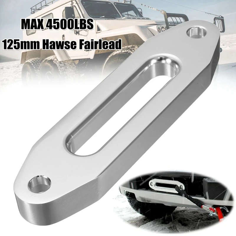 125mm 4000LBS Universal Chrome Billet Aluminum Hawse Fairlead Synthetic Mount Winch Rope 15000Lbs for SUV ATV UTV
125mm 4000LBS Universal Chrome Billet Aluminum Hawse Fairlead Synthetic Mount Winch Rope 15000Lbs for SUV ATV UTV