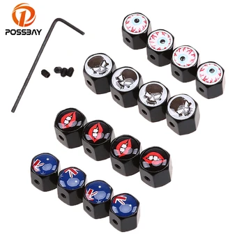 POSSBAY Car Wheel Tire Valve Cap Anti-theft Air Caps Funny Logo Emblem Badge Tyre Valves Black Metal Dust Proof Cap
POSSBAY Car Wheel Tire Valve Cap Anti-theft Air Caps Funny Logo Emblem Badge Tyre Valves Black Metal Dust Proof Cap